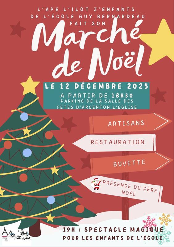 Marché de Noël de l'Ape l'Ilot Z'Enfants