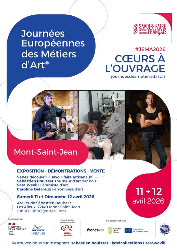 Ouverture de l'atelier de Sébastien Bouisset Jema 2026