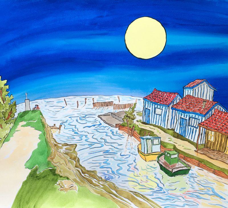 Exposition à la Cabane Bleue : Catherine Melul, Michèle Roland et Marie-Christine Lopez