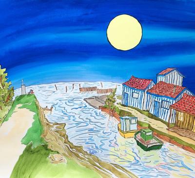 Exposition à la Cabane Bleue : Catherine Melul, Michèle Roland et Marie-Christine Lopez