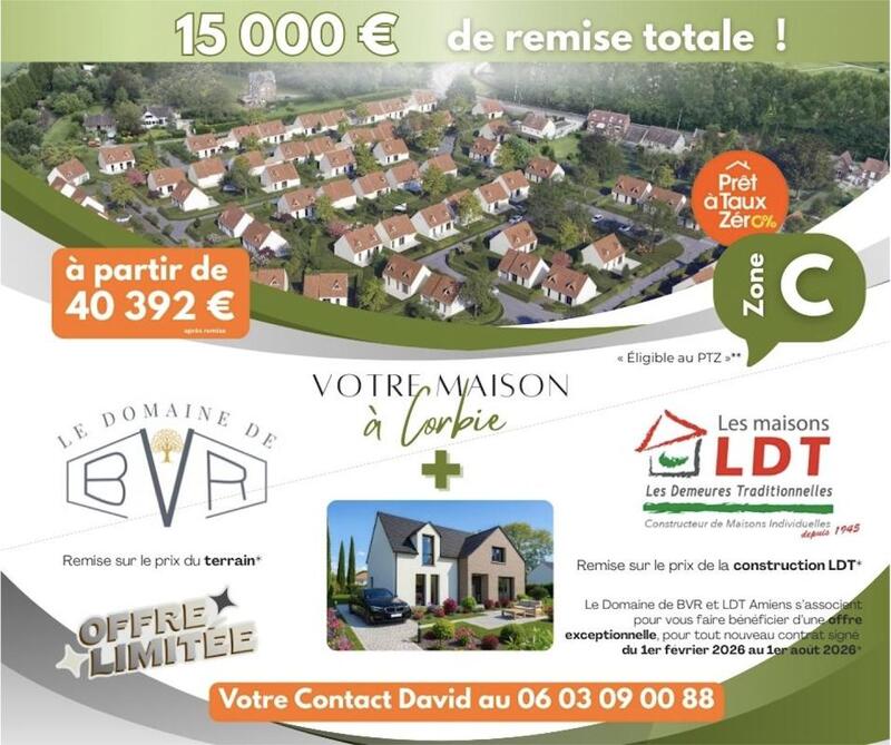 Terrain constructible - 390 m²