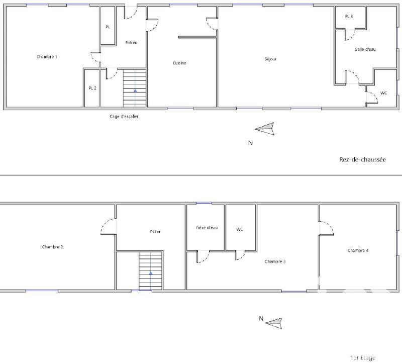 Maison - 89 m² - 5 pièces