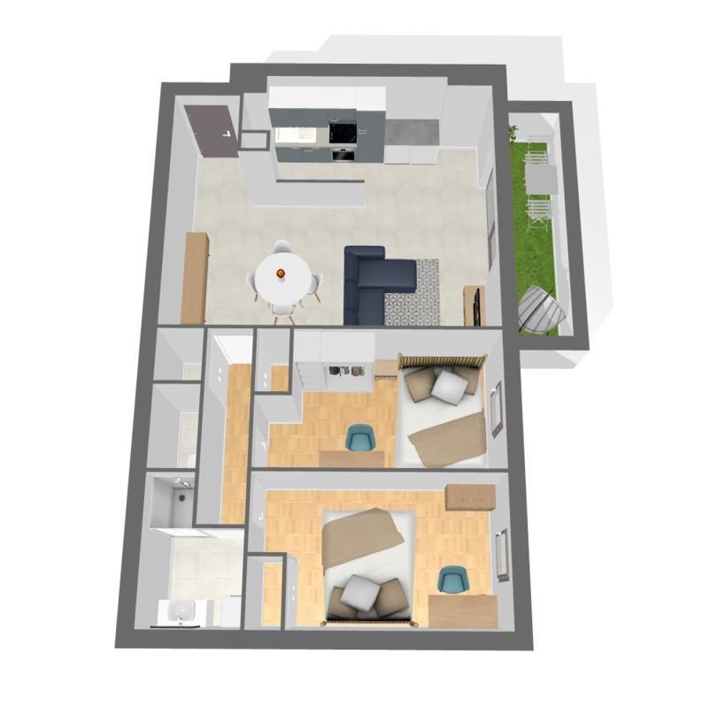 Appartement - 57 m² - 3 pièces