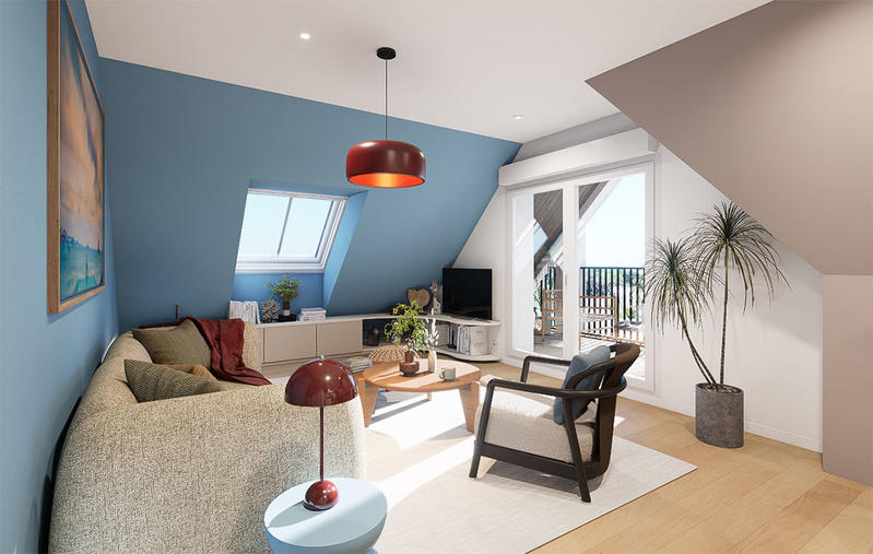 Appartement - 62 m² - 3 pièces