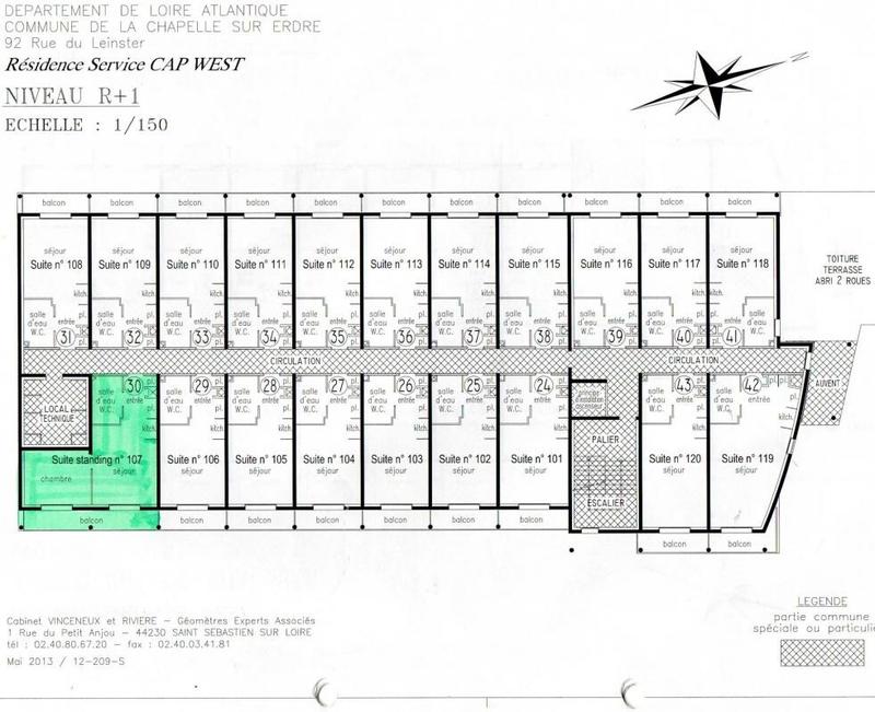 Appartement - 40 m² - 2 pièces