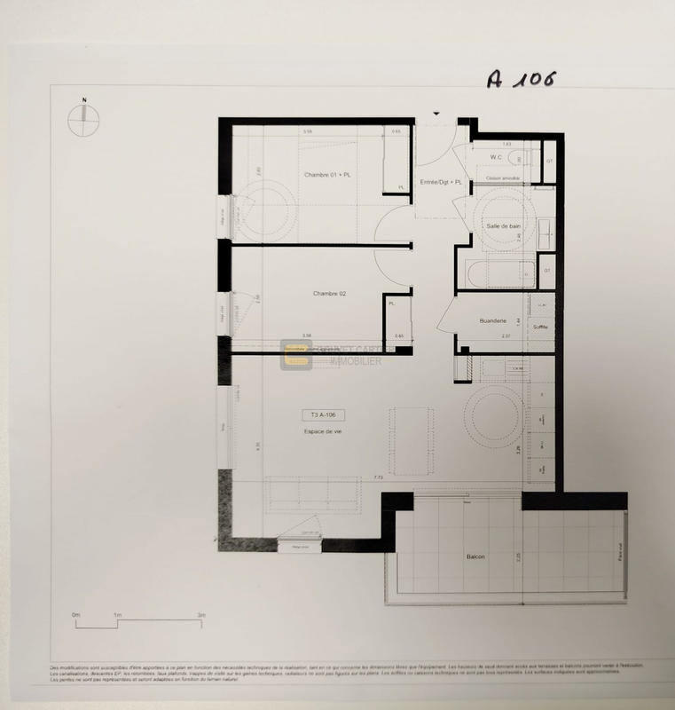Appartement - 67 m² - 3 pièces