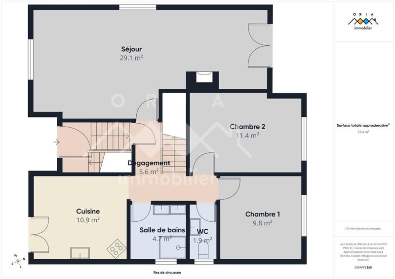 Maison - 121 m² - 7 pièces