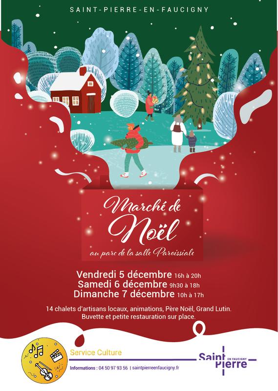 Marché de Noël à Saint-Pierre-en-Faucigny