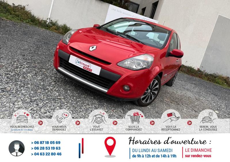 Renault Clio III 1.2i 16v 75Cv Red Color Dynamique Crit'Air 1 *1°Main*175 000Km*Véhicule Sous Garantie*Ct Révision Kit Distribution Ok*Carte Grise Moitié prix (Véhicule plus de 10 ans)*Plus 100 Points Contrôles Effectue*Pneus 4 saisons ("M+S")*Climatisati