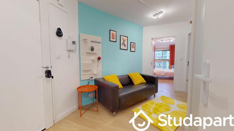 Chambre - 9 m² - 1 pièce