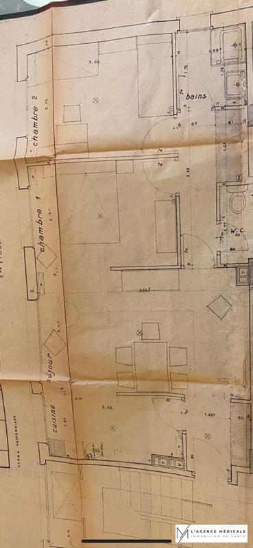 Appartement - 52 m² - 3 pièces