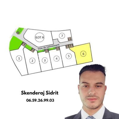 Terrain constructible - 695 m²