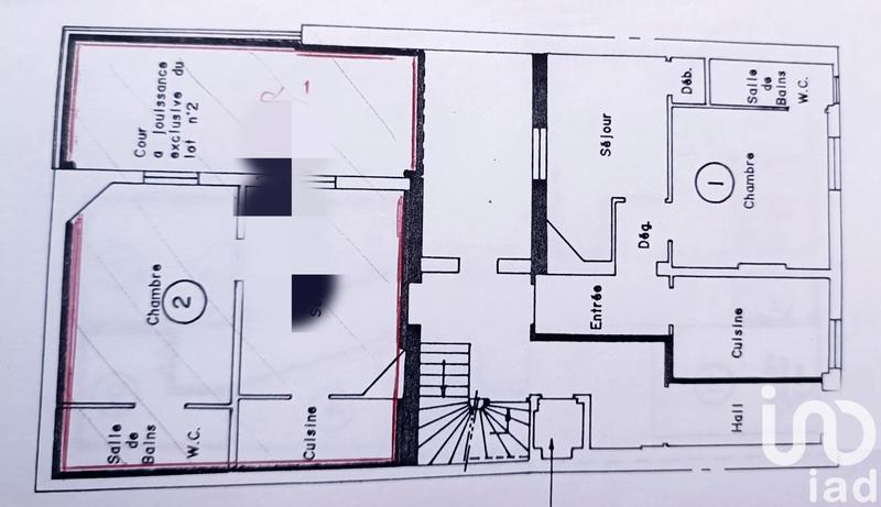 Appartement - 30 m² - 2 pièces