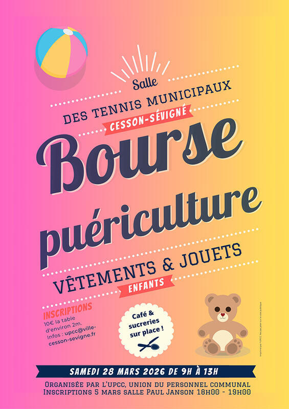 Bourse puériculture, vêtements enfants et jouets