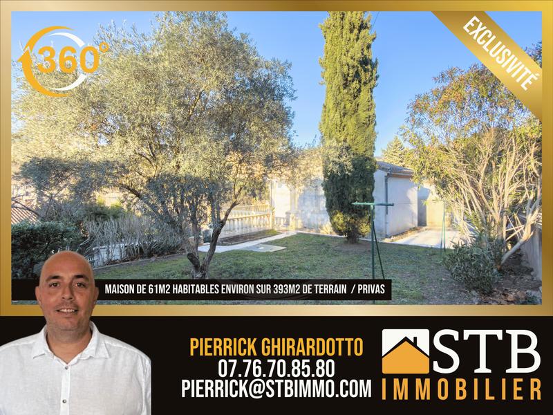 Maison - 63 m² - 3 pièces