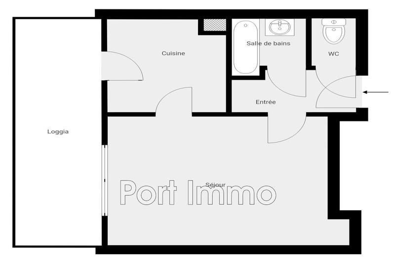 Appartement - 29 m² - 1 pièce