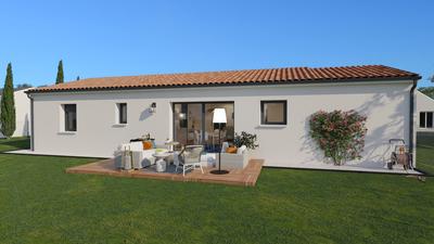 Maison - 90 m² - 5 pièces