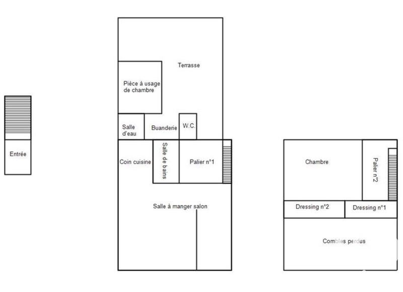 Appartement - 64 m² - 3 pièces