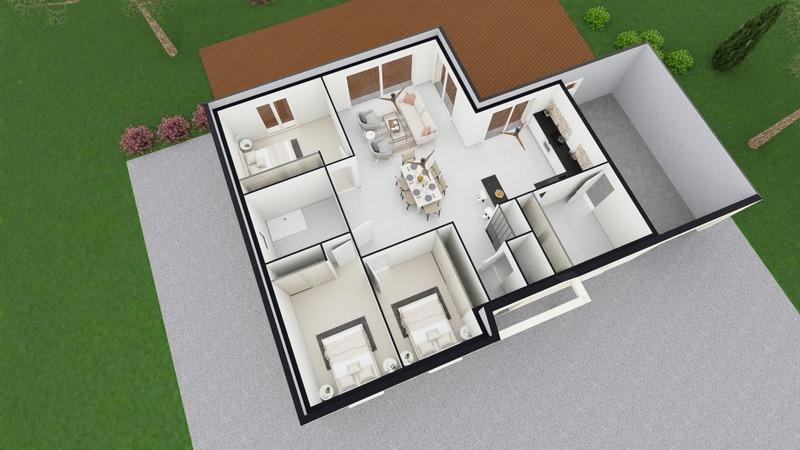 Terrain constructible - 885 m²