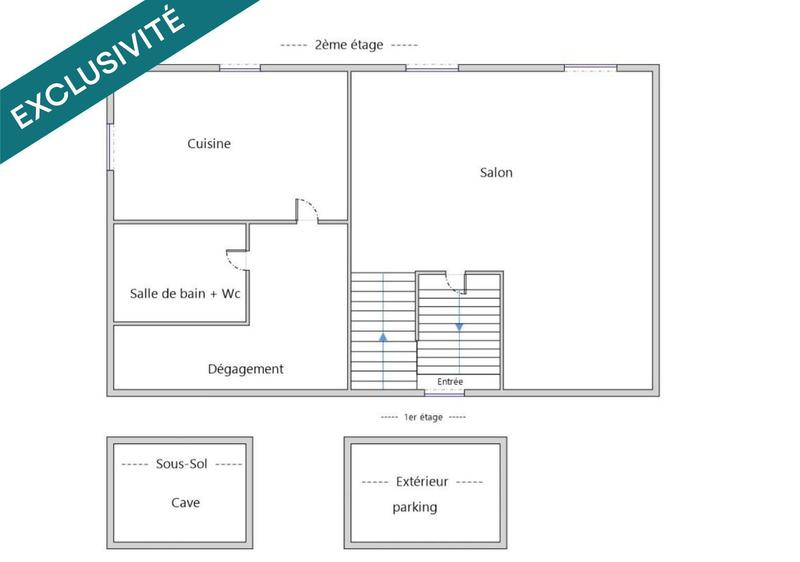 Appartement - 23 m² - 1 pièce