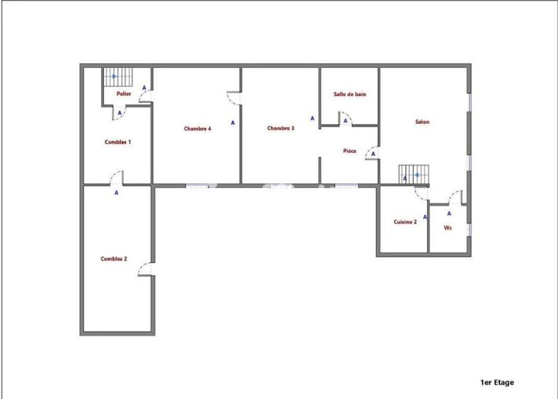 Maison de bourg - 220 m² - 7 pièces