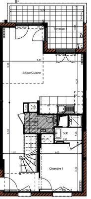 Duplex - 108 m² - 5 pièces