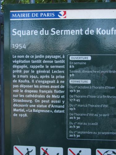 Square du Serment-de-Koufra