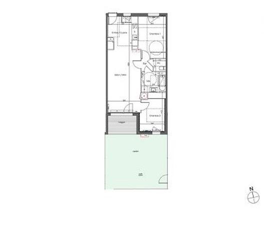 Appartement - 67 m² - 3 pièces