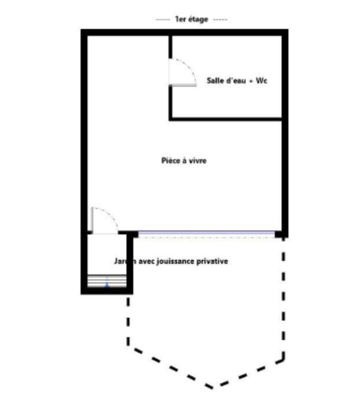 Appartement - 16 m² - 1 pièce