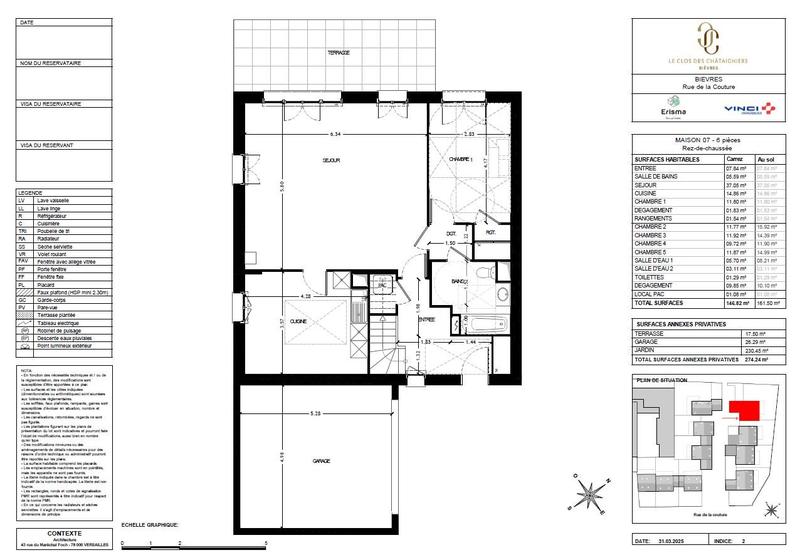 Maison - 142 m² - 6 pièces