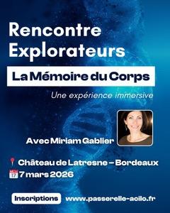 2e édition des soirées « Rencontres Explorateurs » : quand le corps prend la parole !