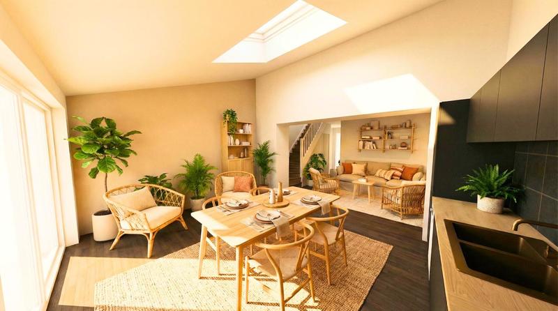 Maison - 61 m² - 3 pièces