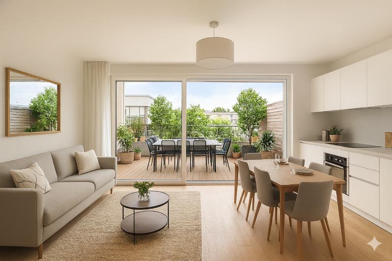 Appartement - 66 m² - 3 pièces