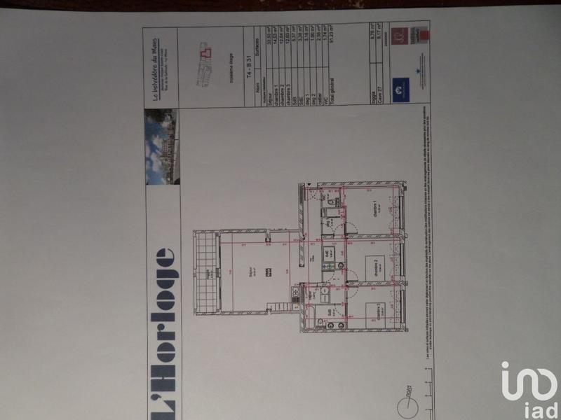 Appartement - 102 m² - 4 pièces