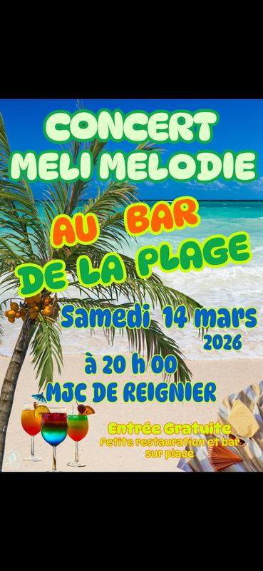 Concert Méli Mélodie "Au bar de la plage"