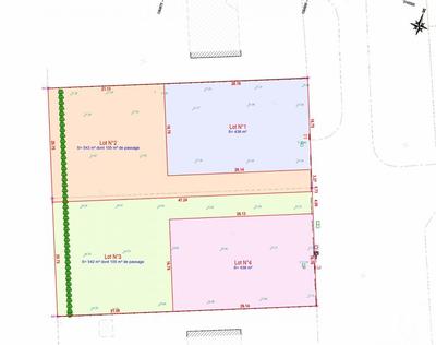 Terrain constructible - 542 m²