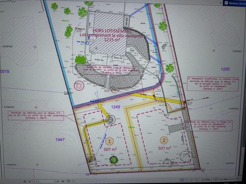 Terrain constructible - 507 m²