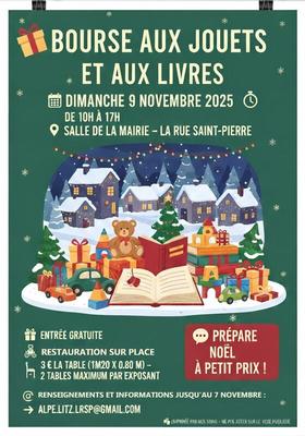 Bourse aux jouets et aux livres