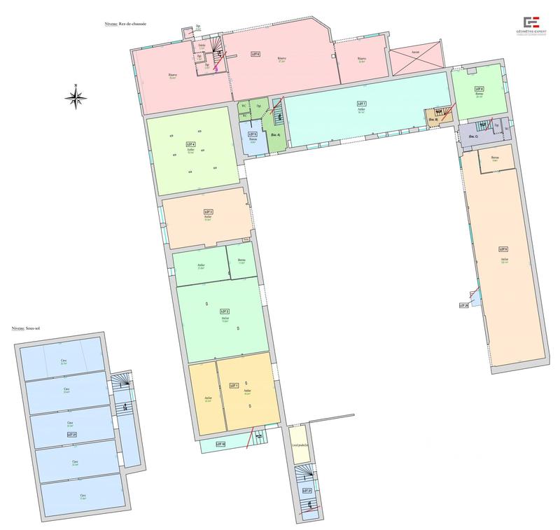 Immeuble - 1 600 m²