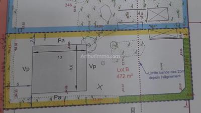 Terrain - 472 m²