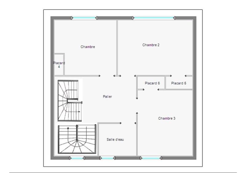 Maison de ville - 110 m² - 5 pièces