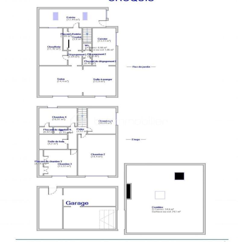 Maison - 150 m² - 7 pièces