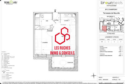 Appartement - 44 m² - 2 pièces