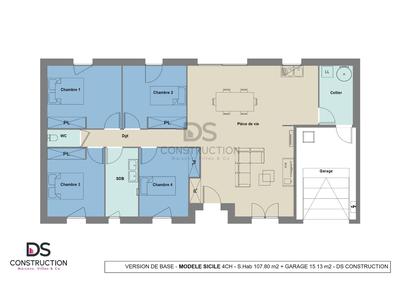 Maison - 107 m² - 6 pièces