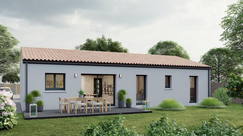 Maison - 90 m² - 6 pièces