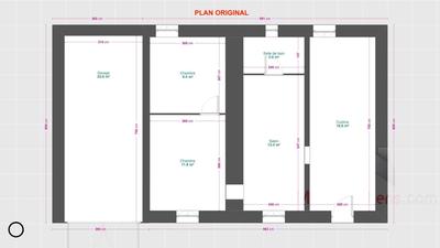 Maison de campagne - 57 m² - 3 pièces