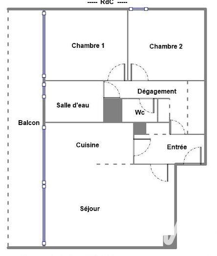 Appartement - 63 m² - 3 pièces