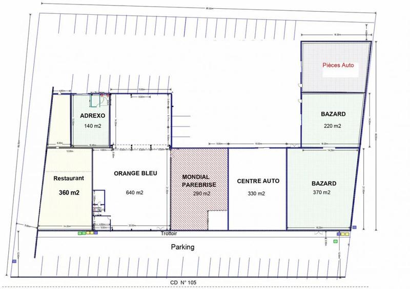 Fonds de commerce - Local commercial - 400 m²