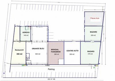 Fonds de commerce - Local commercial - 400 m²