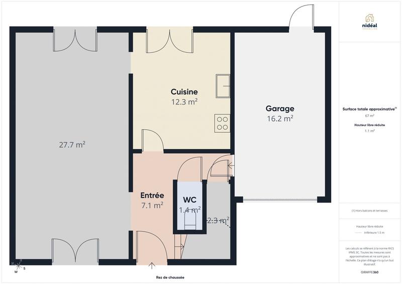 Maison traditionnelle - 90 m² - 4 pièces